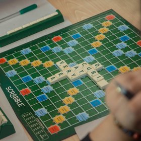 Plateau de jeu de scrabble