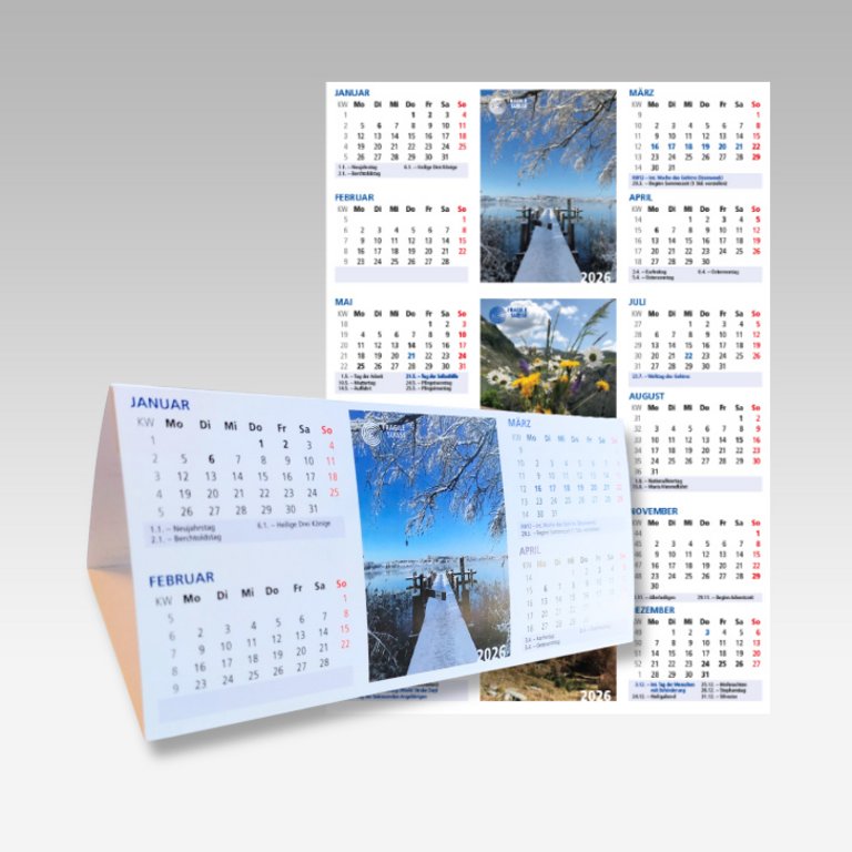 Tischkalender 2026