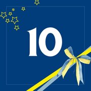 Design mit der Zahl 10