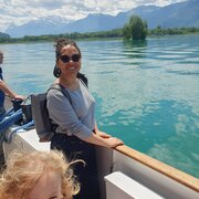 L'île de Peilz en vue