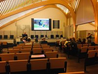 Présentation dans la salle